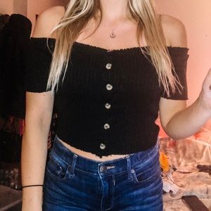 Off the shoulder shirt